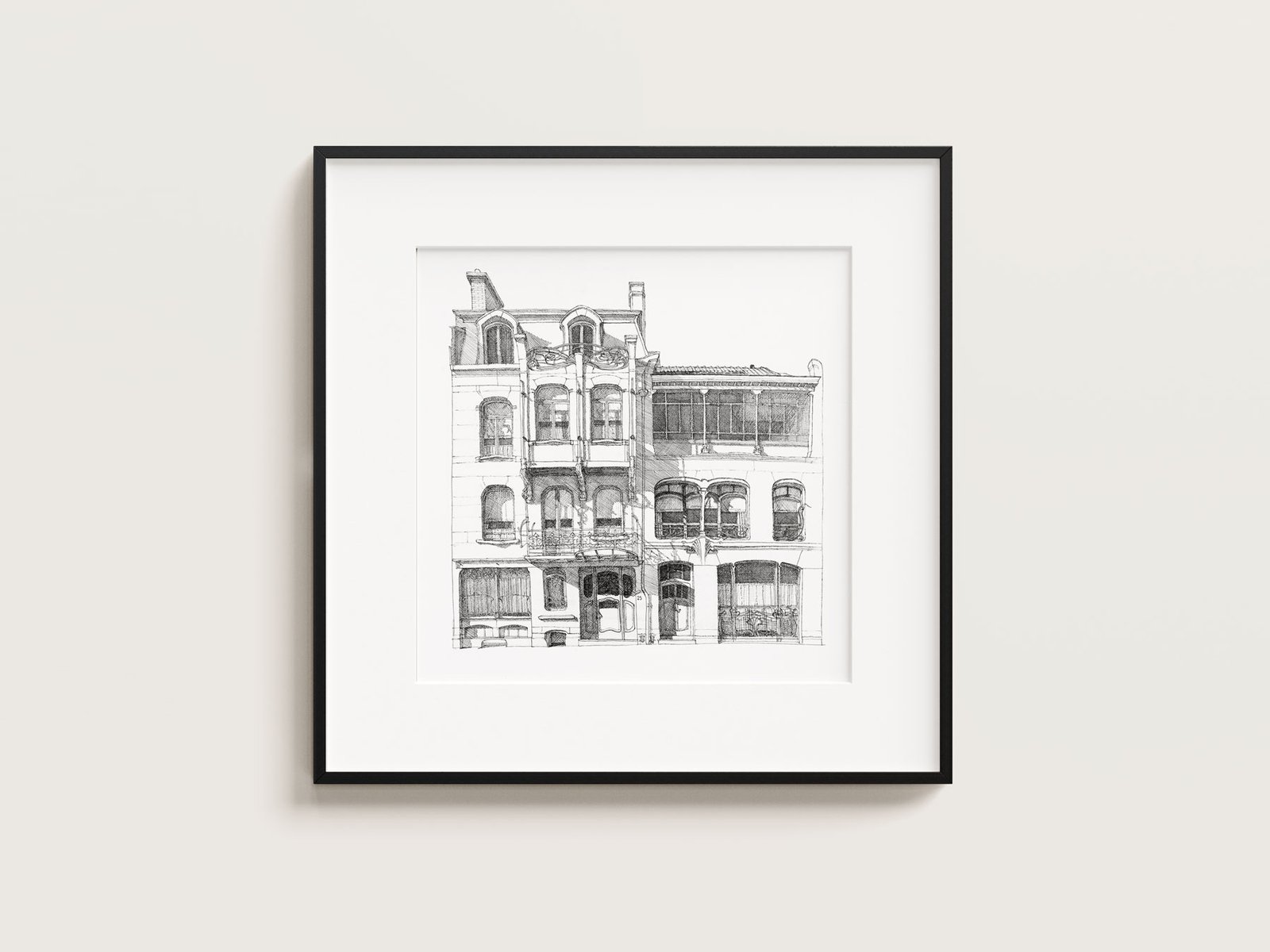 Illustration de la maison Horta - Saint-Gilles, Bruxelles