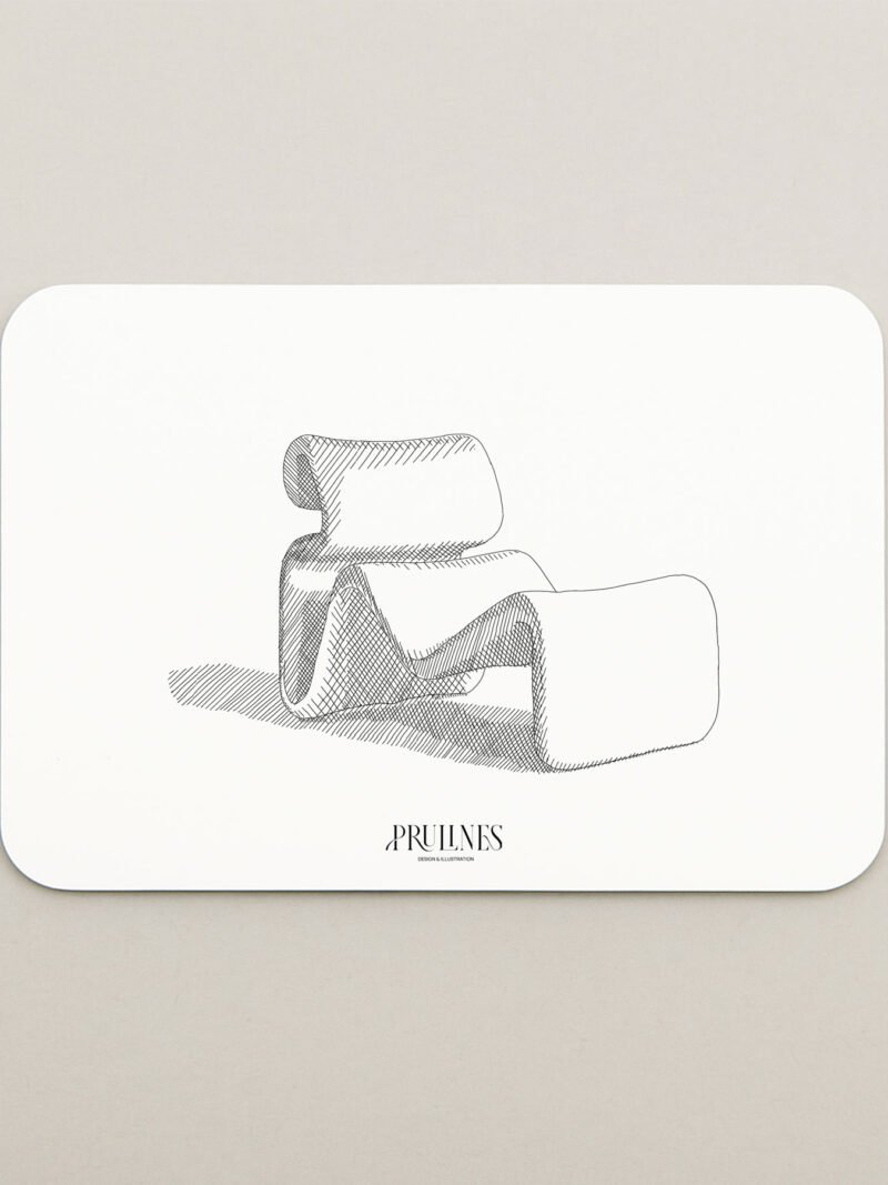 Carte Postale – Etcetera Lounge Chair – Design iconique par Jan Ekselius