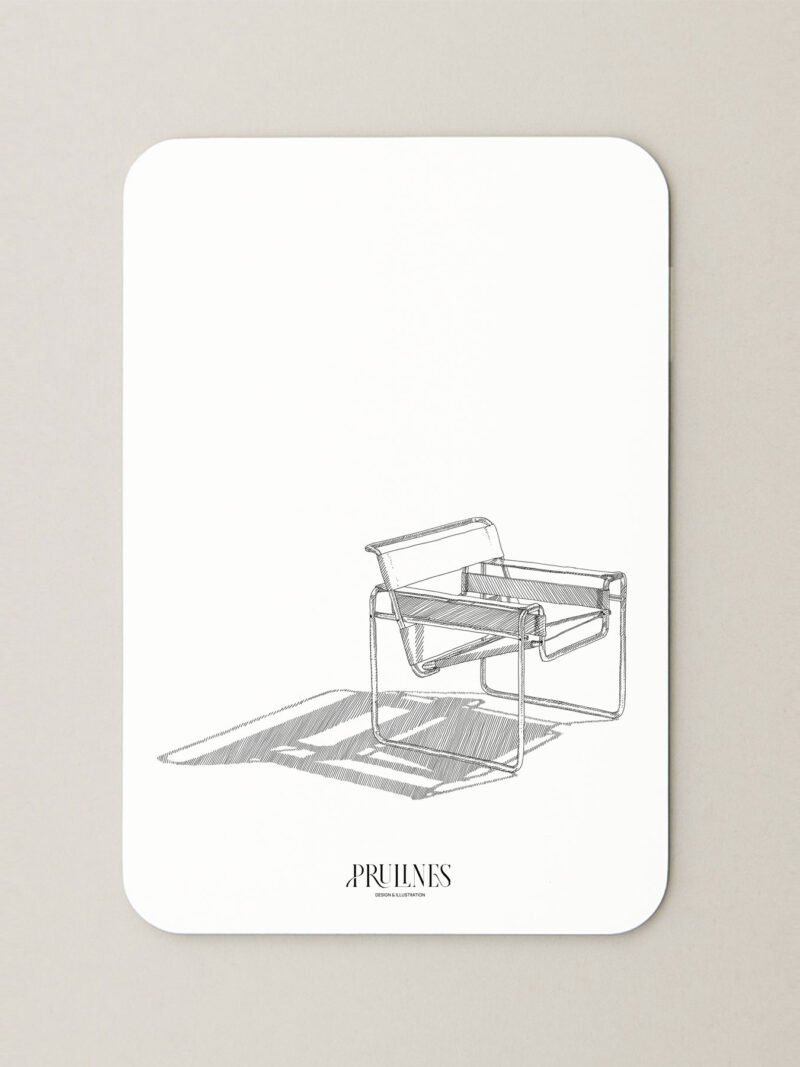 Carte Postale – Chaise Wassily – Design iconique par Marcel Breuer