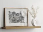 Illustration Architecture Belle Epoque - La Fée des mers - 50x70cm