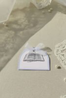 Marque-places de baptême illustrés (Lot de 6)