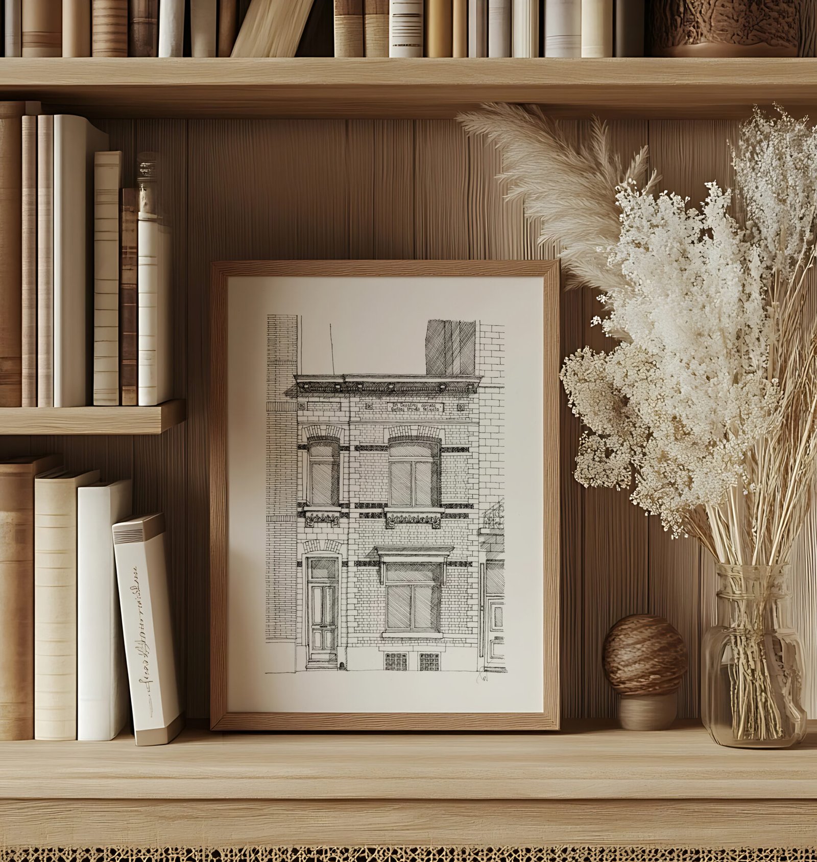 Illustration personnalisée de maison