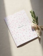 Couverture de livret de messe baptême personnalisée