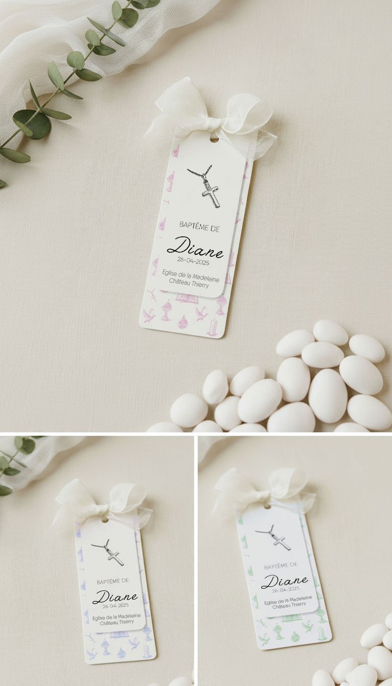 Signet de baptême personnalisé