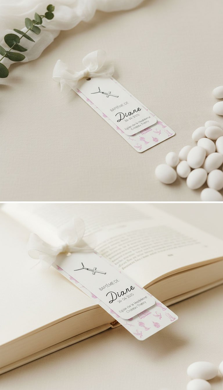 Signet de baptême personnalisé